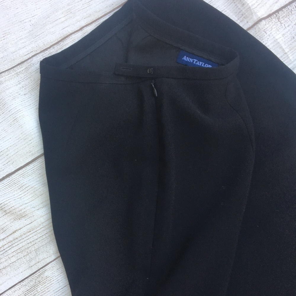 4 Ann Taylor work dress up skirt layered hem EUC - Picture 14 of 14